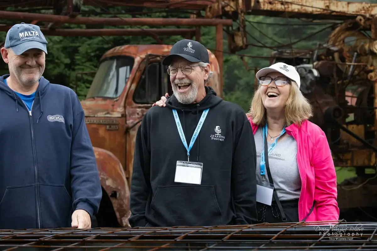 Jeff and Christina on Oak Island