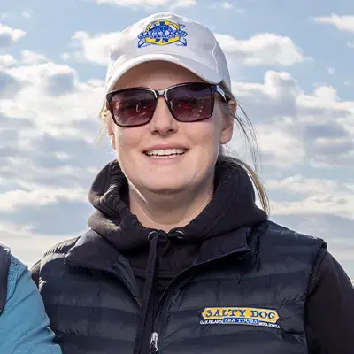 Maggie Woodworth, PT Skipper for Salty Dog Sea Tours